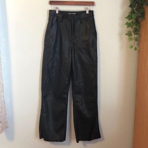 Social Tourist Leather Pants